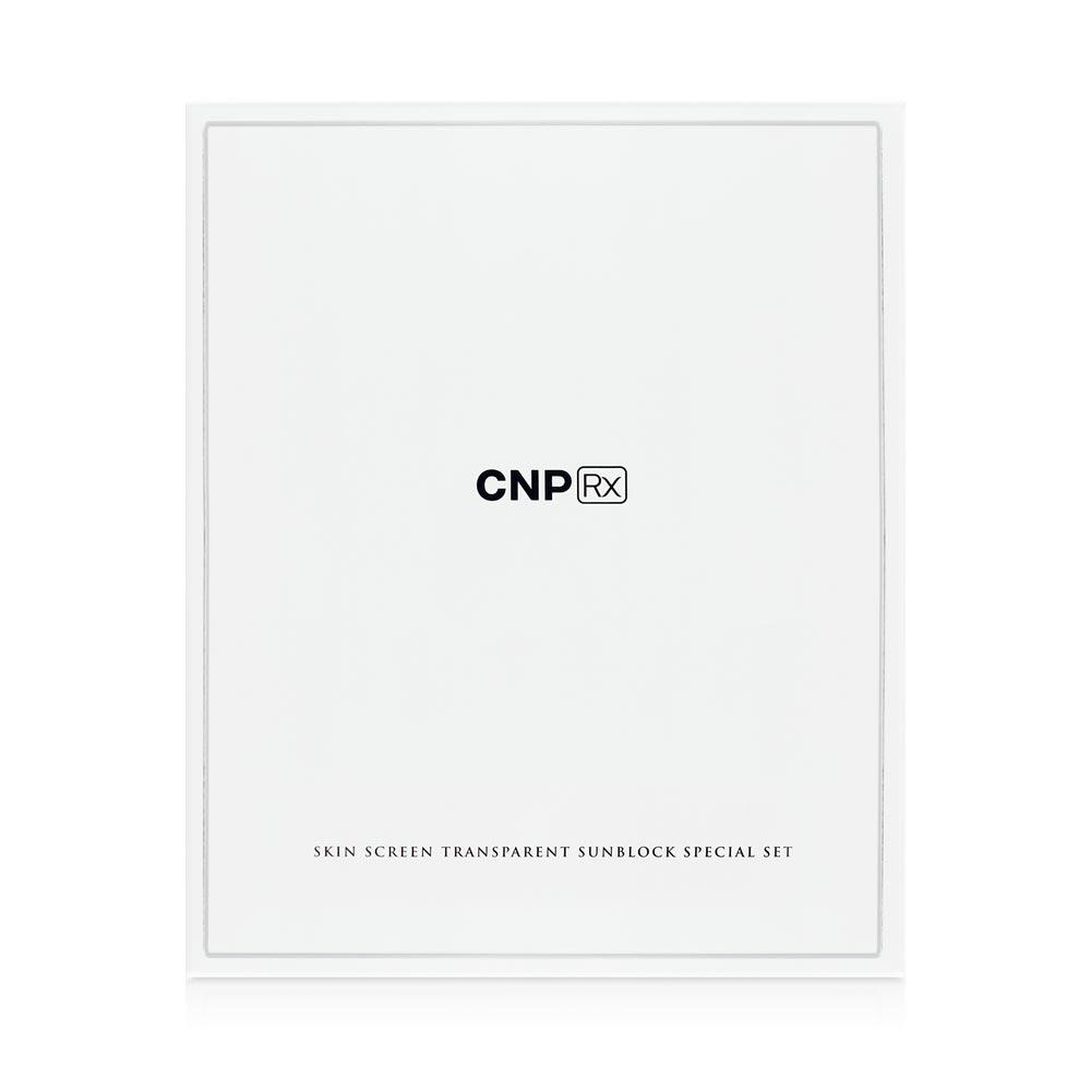 CNP 스킨 스크린 트랜스퍼런트 선블럭 기획세트 50ml